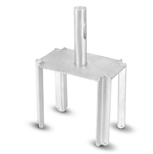 Furcă zincată pentru popi metalici