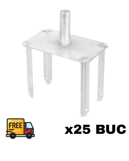 Furca ECO zincată pentru popi-25 buc. Transport inclus