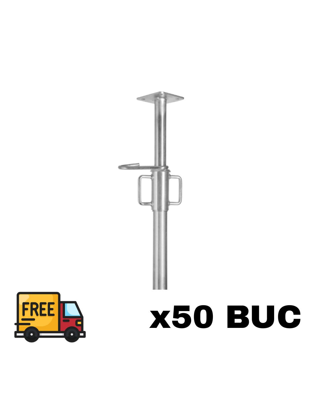 Pop metalic zincat 2m-3.6m, 50Buc. Transport gratuit